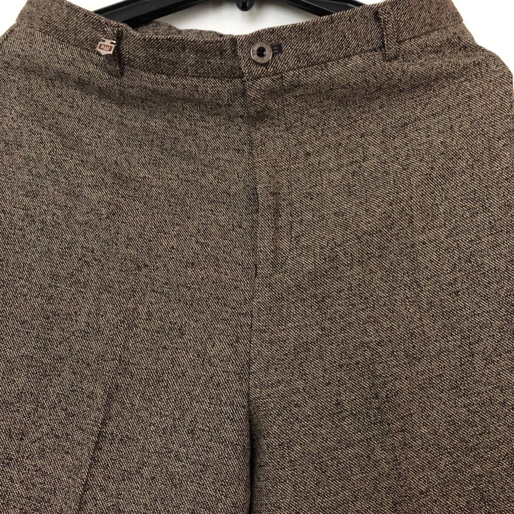 Vintage high-waist women dress pants